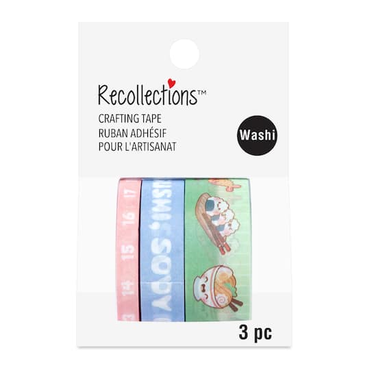 3-Piece Kawaii Washi Tape Tube by Recollections™